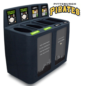 pnc park pittsburgh pirates greendrop recycling station