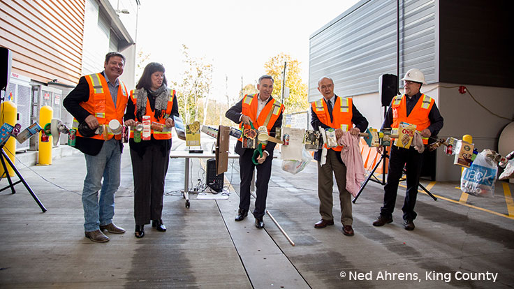 Washington’s King County dedicates recycling and transfer station