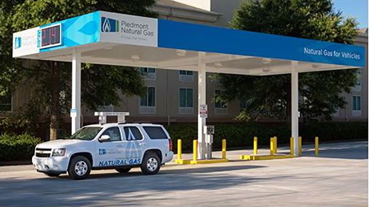 Piedmont Natural Gas station participates in NGV Road Rally