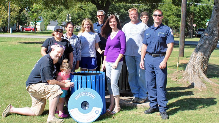 Dr Pepper Snapple Group, Keep America Beautiful award recycling bins