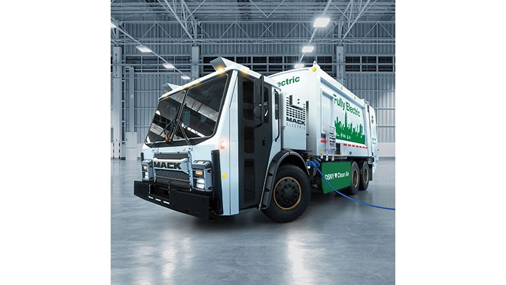 Mack Trucks unveils fully electric vehicle at WasteExpo