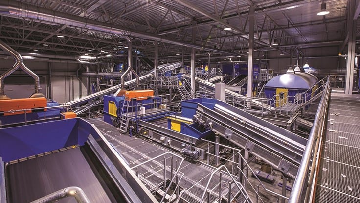 Inside the world’s first fully automated mixed waste processing facility 