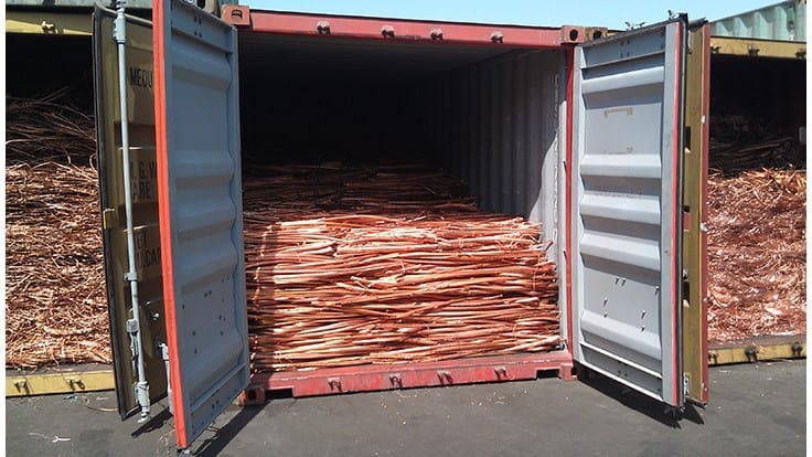 copper scrap exports