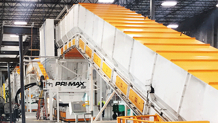 SSI Shredding Systems Inc. Pri-Max primary reducer shredder