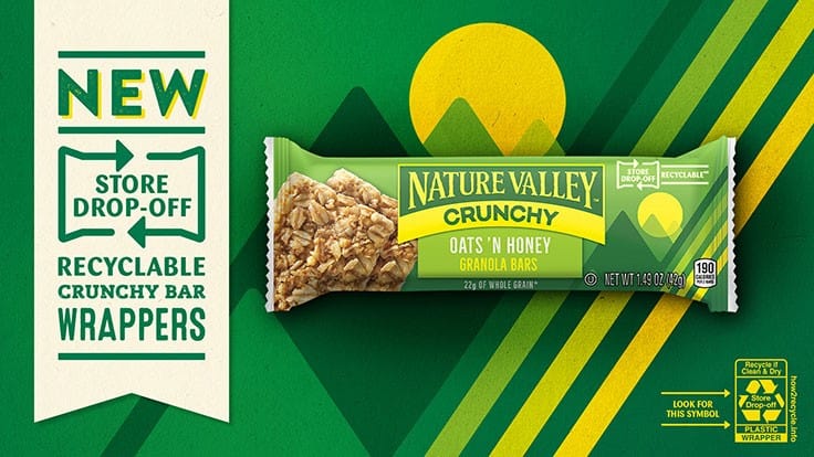 Nature Valley recyclable wrapper