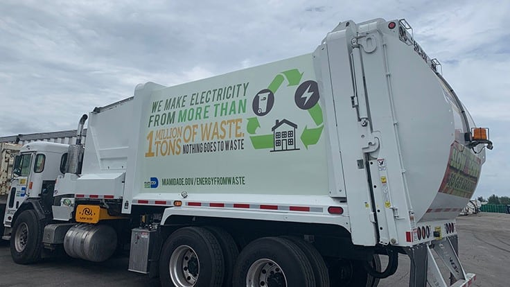 Miami-Dade County wins nearly $1.9 million EPA grant for new waste vehicles that reduce diesel emissions