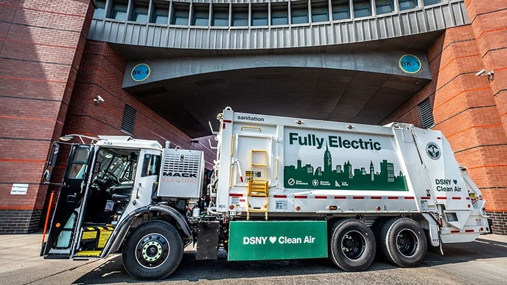 DSNY to purchase seven Mack LR Electric refuse trucks