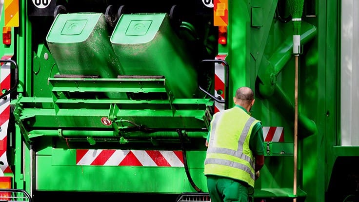recycling truck driver