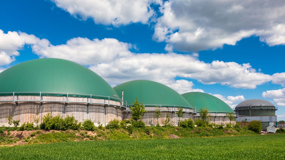 a biogas facility