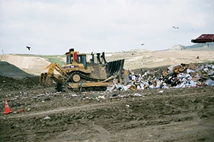 Photo of a landfill
