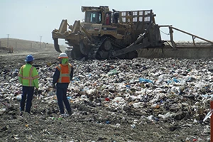 Photo of a landfill