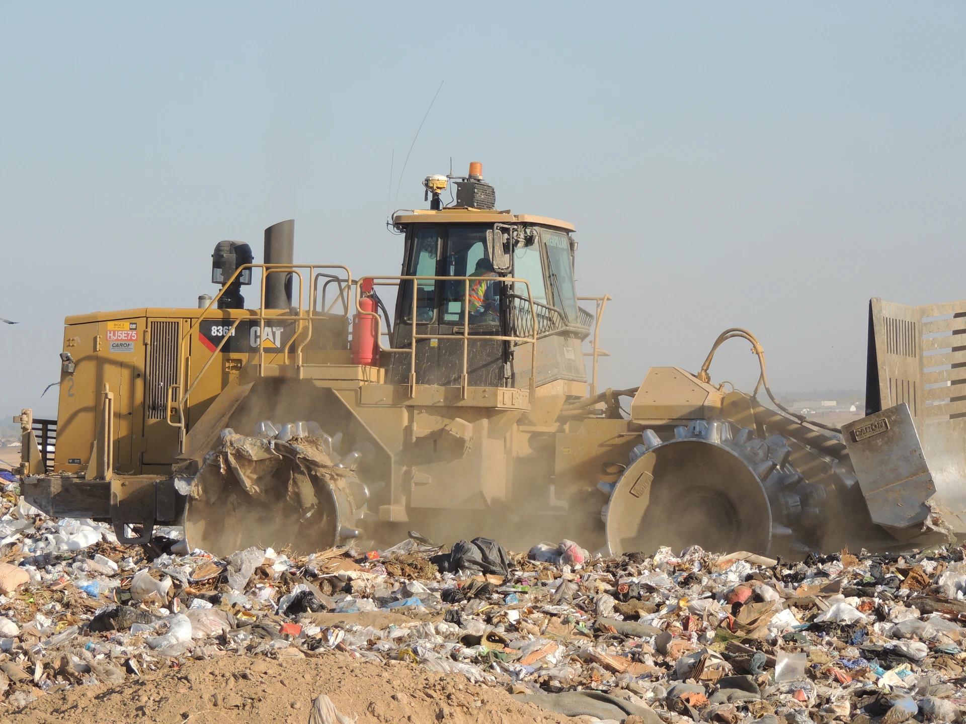 photo of a landfill