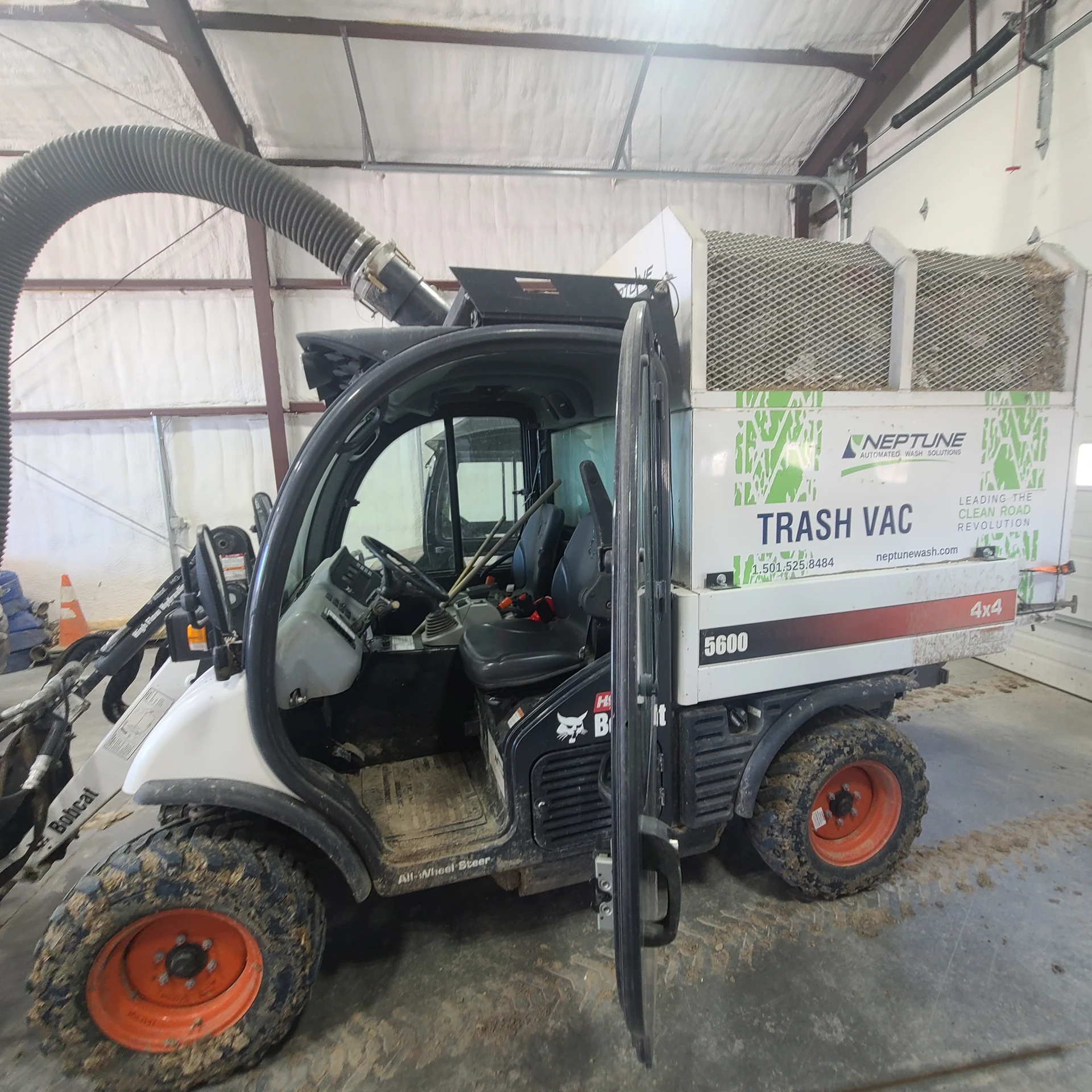 photo of a trash vac