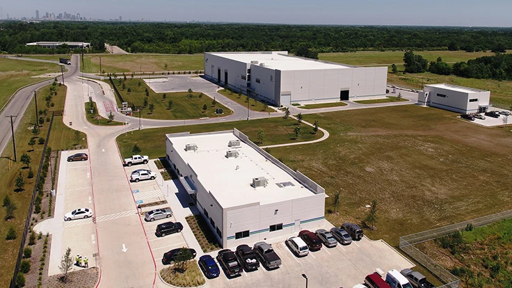 aeriel view of FCC plant