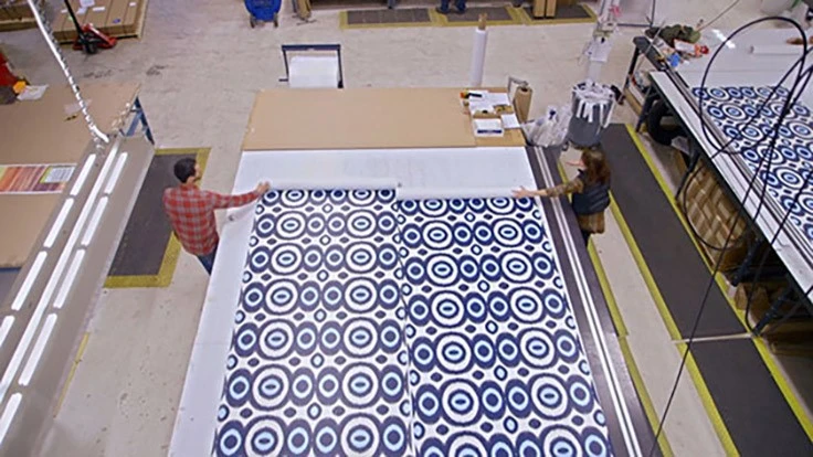 In its factories, Designtex manufactures applied materials for the built environment.