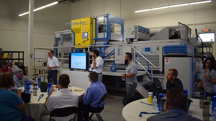 Pellenc ST America's open house featured four technology modules. 