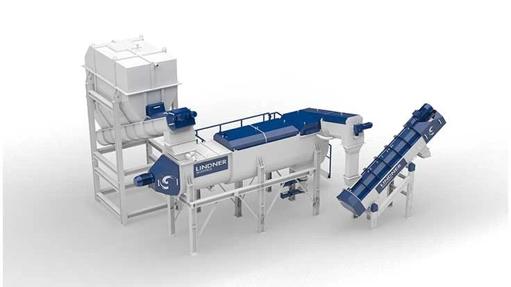 Lindner Washtech GmbH three-stage hot-wash system