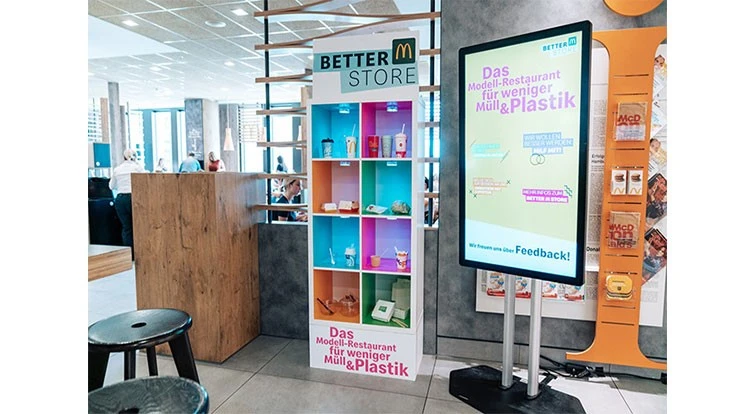 McDonald's opened a "plastic-free" restaurant for 10 days in Germany.