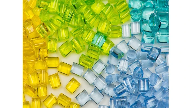 Plastic resin pellets