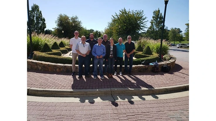 Vecoplan's parts and service teams from U.S. and Germany attended meetings on customer service and support for North American customers.