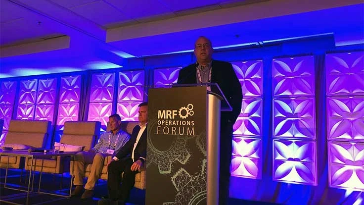 Matt Herman, business and public relations manager at Randy's Environmental Services, shared about the company's installation of a Waste Robotics unit two years ago.