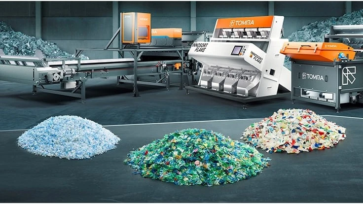 tomra plastic flakes