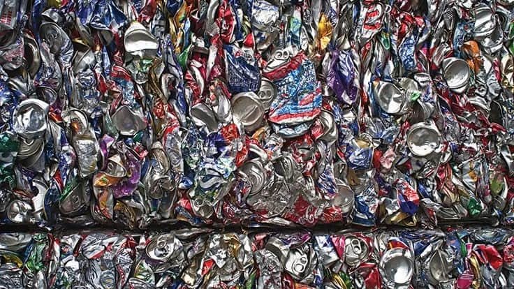 Crushed cans