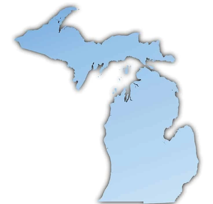 Map of Michigan
