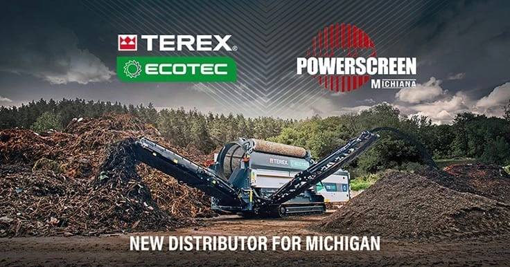 Terex announces Michigan partnership with Powerscreen Michana
