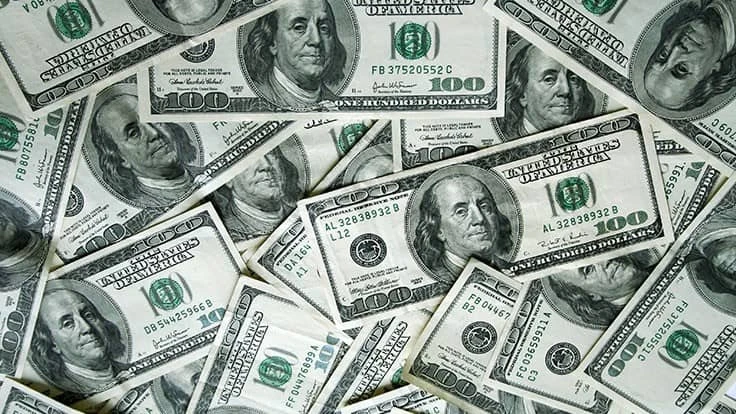 Hundred dollar bills