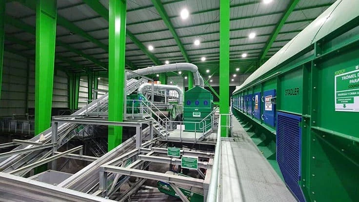 Mexico City’s Azcapotzalco Transfer Station and Sorting Plant that was supplied by Stadler.