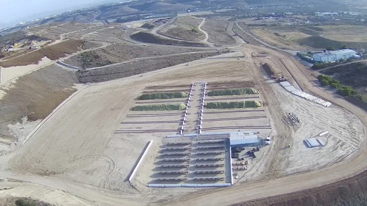The Otay Compost Facility in Chula Vista, California. 
