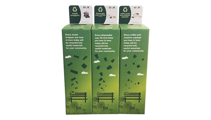 Zero waste bins by Terracycle