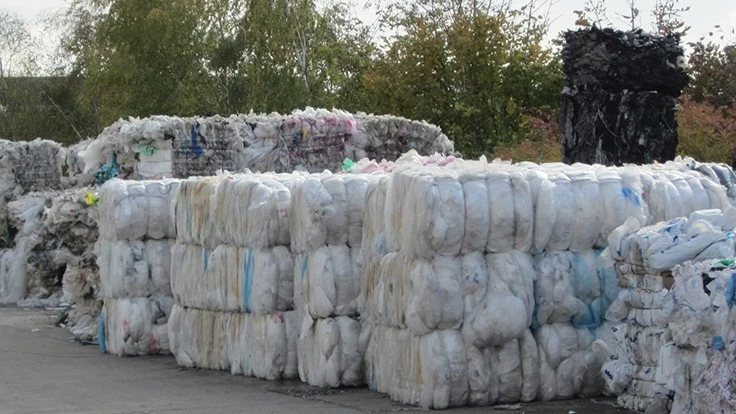 plastic film bales