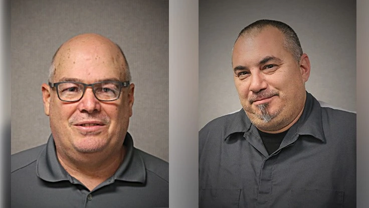 Portrait photos of Jon Sage and Shawn Byers