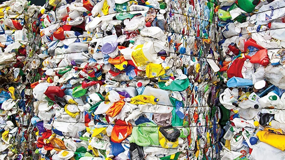 bales of plastic