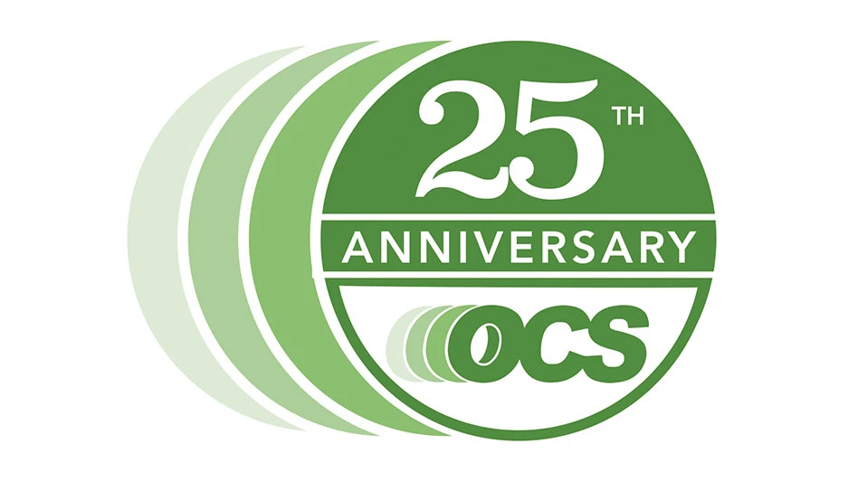 OCS 25th anniversary emblem