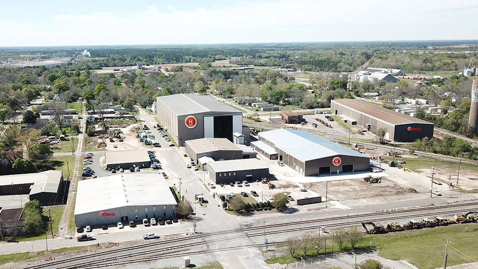 an aerial view of Harris' Cordele, Georgia, campus