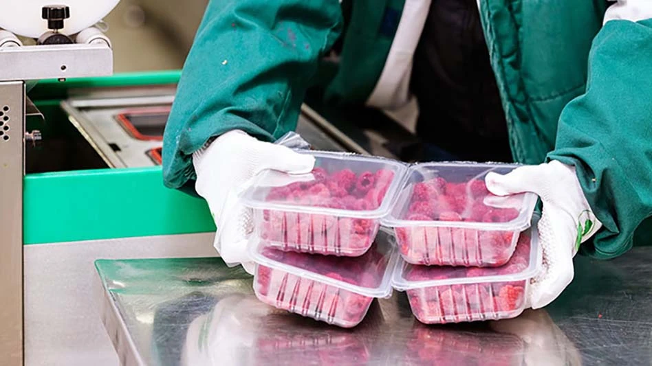 Plastic food container