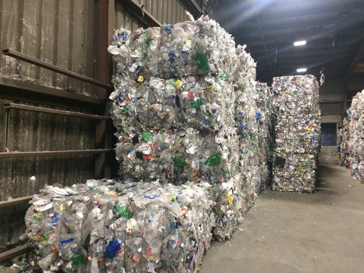 plastic recycling bals