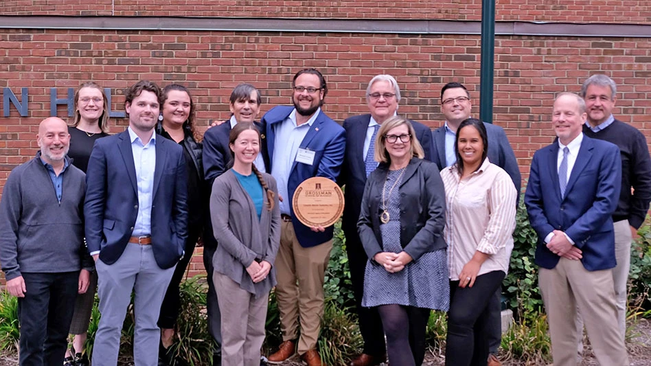 Casella employees accept legacy enterprise award