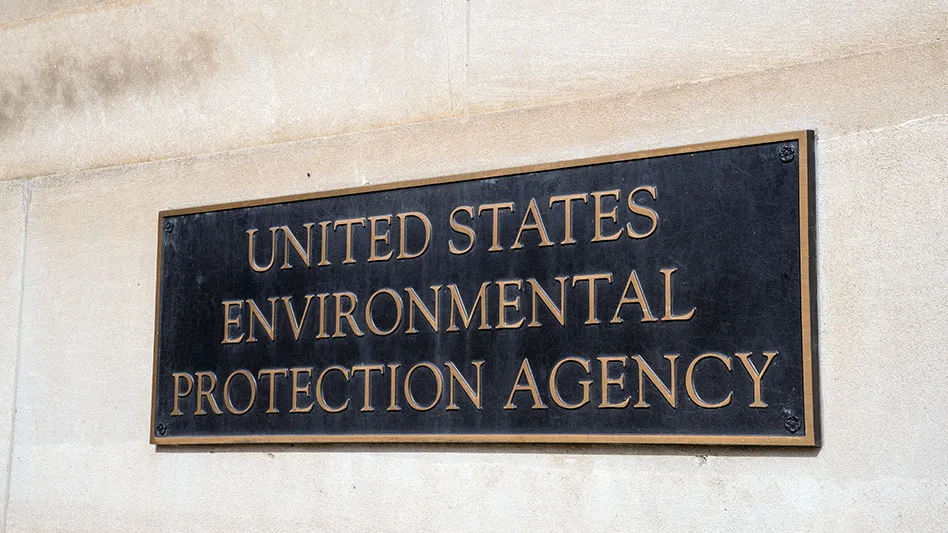 plaque that reads: united states environmental protection agency