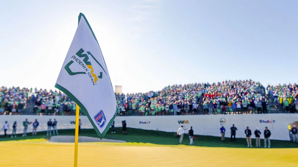 16th hole flag at WM Phoenix Open