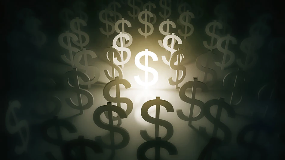 dollar signs gathered