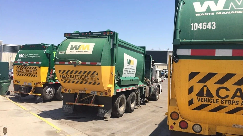waste management trucks illinois