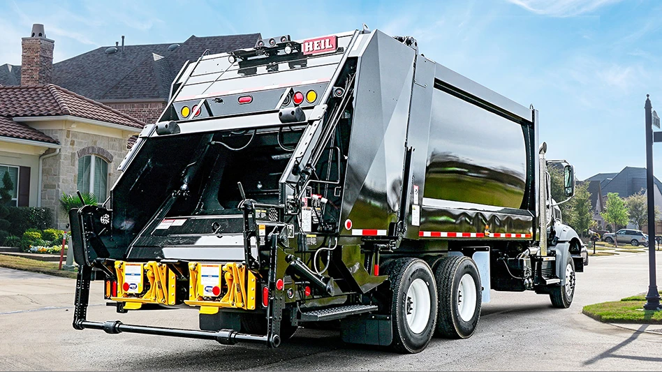 heil waste collection truck