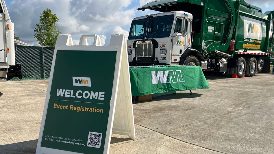 wm rochester minnesota cng trucks event