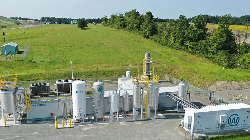 photo of rng production plant