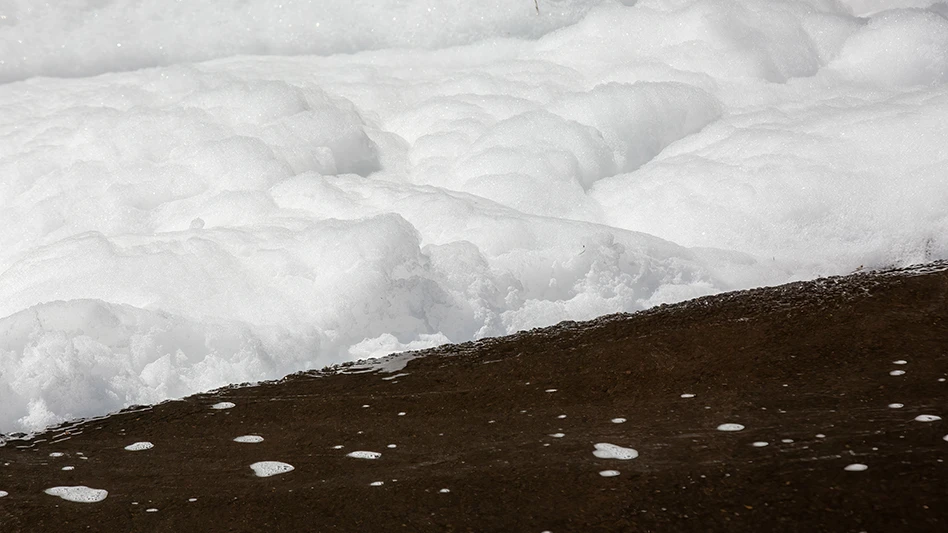 aqueous film-forming foam on road, per- and polyfluoroalkyl substances (PFAS)