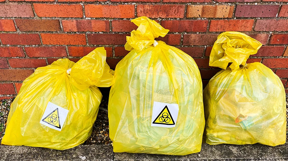 Yellow bags hazardous